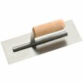 All-Source 4-1/2 In. x 11 In. Finishing Trowel with Basswood Handle 322519